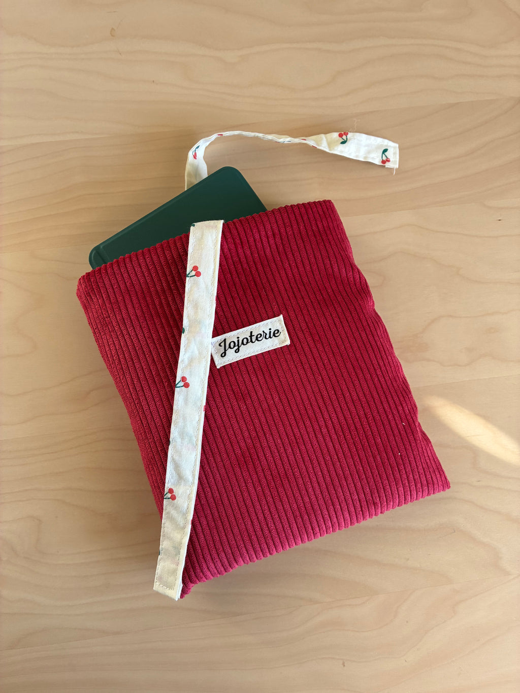 Pochette à liseuses - cerises 🍒