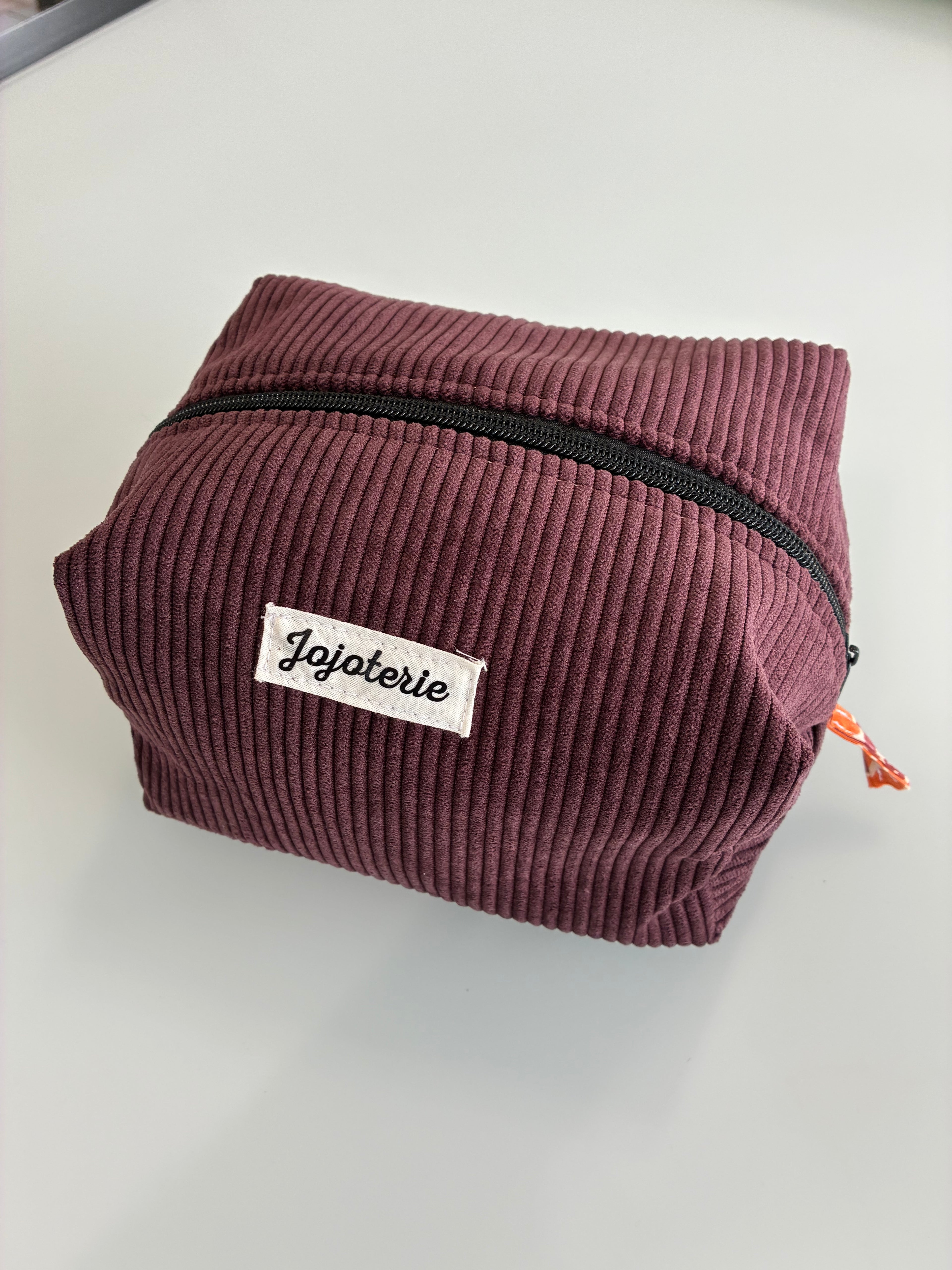 Trousse de toilette - fleur orange