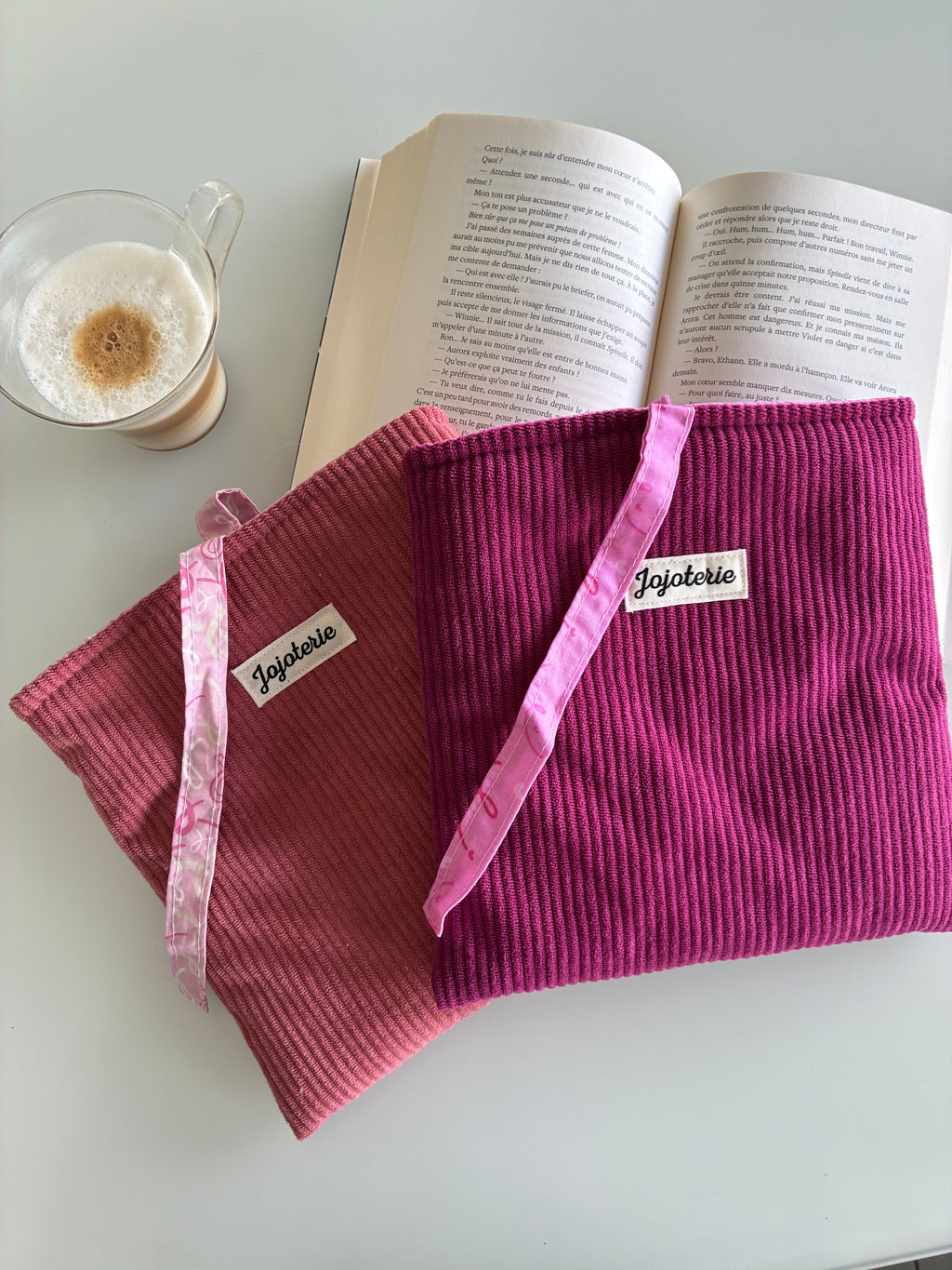 Protège livre - octobre rose
