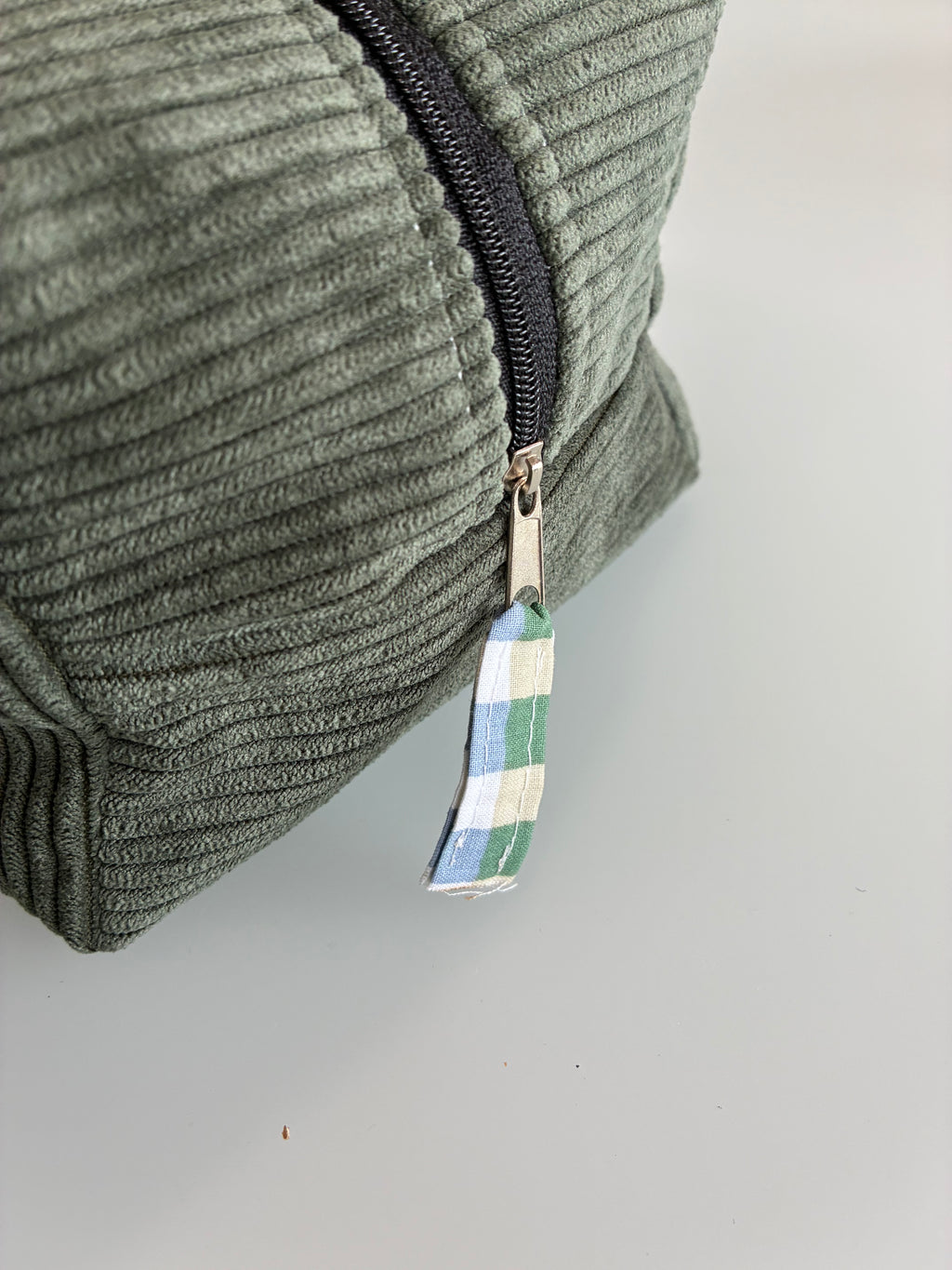 Trousse de toilette - carreau vert