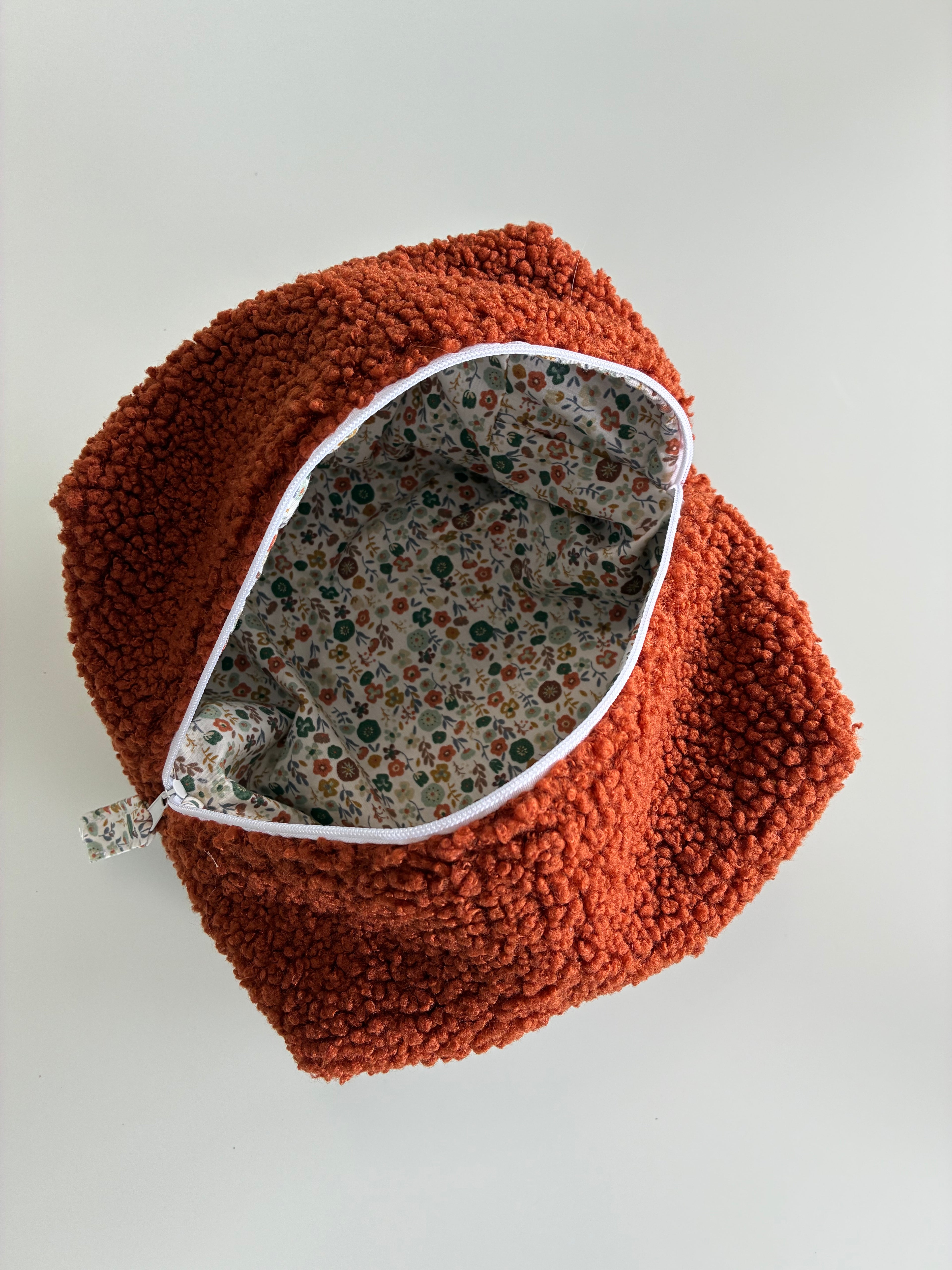 Trousse de toilette - fleur verte