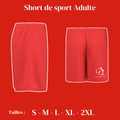 Short de sport adulte