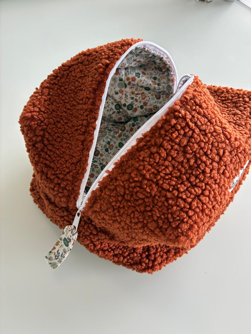 Trousse de toilette - fleur verte