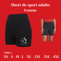Short de sport adultes femme