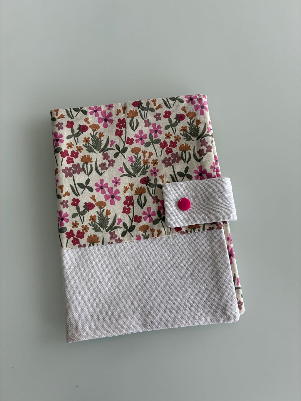 Protège carnet de santé - fleur