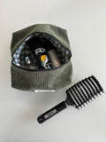Trousse de toilette - carreau vert
